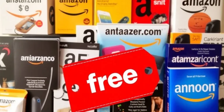 Amazon products with a 'free' tag.